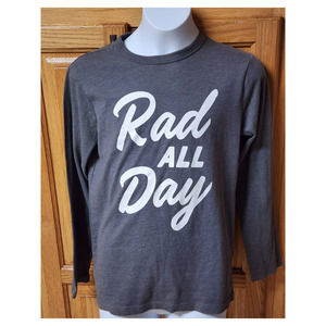 Oshkosh Originals Boy's "Rad All Day" Long Sleeve Shirt. Size 10